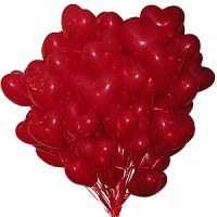 Воздушные шары "Сердце" с гелием